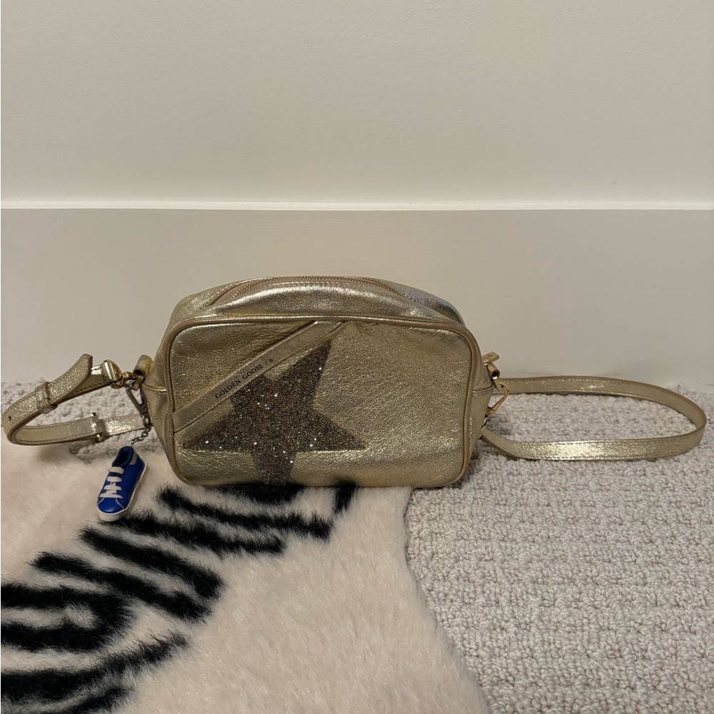 Golden Goose Gold Crossbody Bag